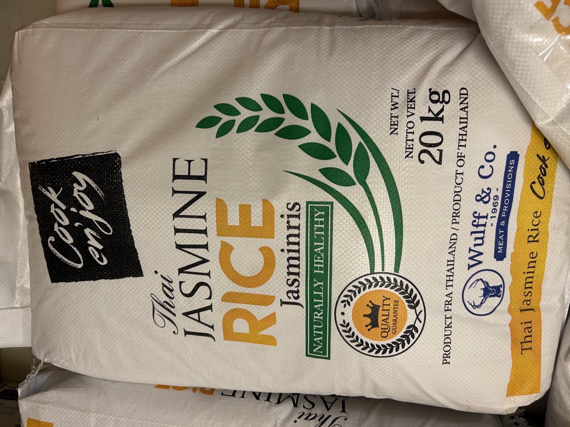 Ris Thai Jasmin Cook Enjoy 20kgs sekk 1