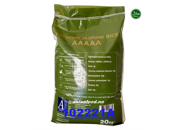 Ris Premium Jasmin 20kgs sekk 1